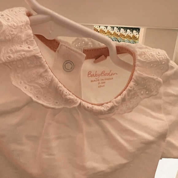 Baby Boden eyelet lace Peter Pan collar top - Picture 2 of 3
